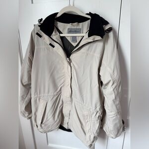 Vintage Women’s Eddie Bauer Light Beige Weatheredge  Jacket size M